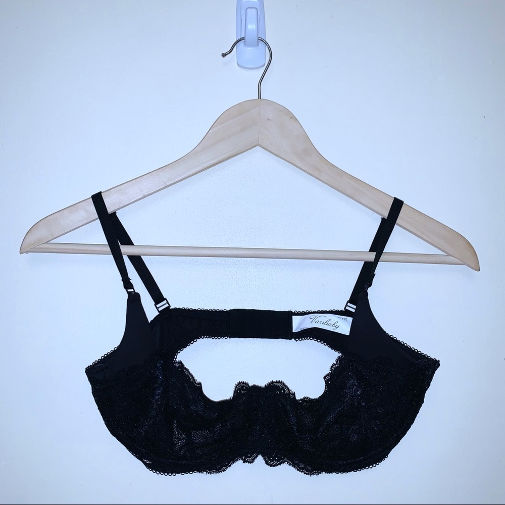 NWOT Boutique Brand Black Lace Bra